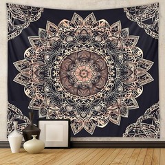 Boho Mystic Mandala Wall Hanging – Ethnic Vintage Bohemian Tapestry for Bedroom