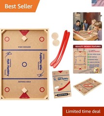 Champion Nok Hockey Game Standard Size — Wooden Board Games for Adults & Chil…
