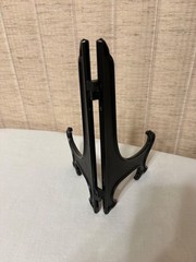 Variety of 5 Easel Stands/Plate Displays – Brass, Wood, Plastic