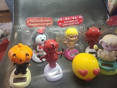 GREAT LOT OF 9 Solar Dancing Figures Halloween Christmas Penquin 2011