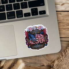 USA 250th Anniversary 1776-2026 America 250 Semiquincenten Sticker