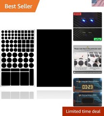 Effortless 100% Blocking Stickers – 2 Sheets for Instant Privacy Solutions
