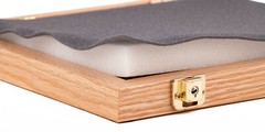 Two Timbers Medium Display Case Oak Finish 2″x9″x15″ Knife Arrowhead Pins