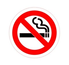 No Smoking Sticker Sign PICK SIZE Outdoor Durable Vinyl Decal Warning Wall Door