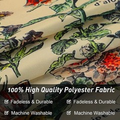 Vintage Flowers Tapestry 48”x36”, Long Vertical 48″L x 36″W,
