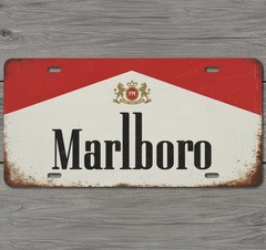 Marlboro Cigarettes 6 x 12 Vintage Novelty Aluminum License Plate New!