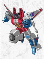 TRANSFORMERS STARSCREAM VYNIL STICKER