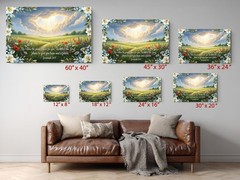 Bible Verse Canvas Jeremiah 29 11 Floral Christian Wall Art Faith Decor