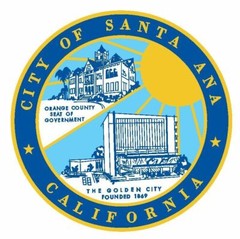 Seal of Santa Ana California Sticker Decal R691