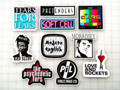 New Wave Vinyl Sticker Lot (10 Pack) SET 2 tears for fears soft cell morrissey