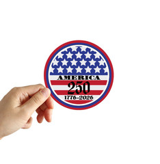 America 250th Sticker 1776 – 2026 Flag Patriotic Anniversary USA United States