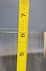 24 Clear Glass Cylinder Vases ~ 6 in. Tall – Wedding Centerpiece