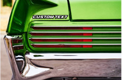 Custom Lazer Cut Car Acrylic Emblem Badge MULTI COLOR Customized Text Names