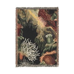 Vintage Corals of the Sea Woven Tapestry [52by37]