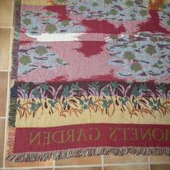 Monet’s Garden Tapestries Wall Art Hanging Border Belgian 71″x48″