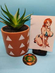 (4.5 Inches) One Piece – Nami (Bikini #2) – Water-Resistant Vinyl Sticker