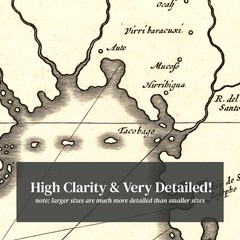 Old Map of Florida 1834 – Vintage Florida Art