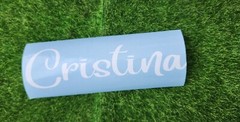 Custom Personalized Vinyl Lettering Name Decal Sticker Car Window Tumbler