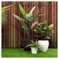 NATURAE DECOR Artificial 29 in. Monstera Indoor and Outdoor Plants